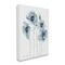 Stupell Industries Modern Poppy Blooms Blue Abstract Canvas Wall Art